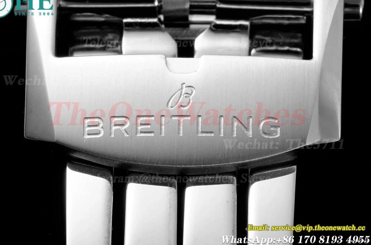 LE Asian BLSF Chronograph Navitimer SS B01 Stk White B01 0204